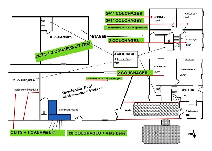 Villa En Campagne Au Locheur + Piscine *